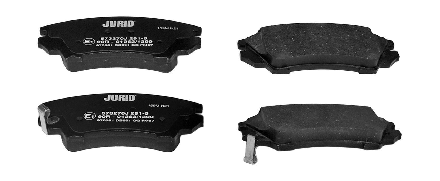 Гальмівні колодки Jurid/Bendix 573270J ціна, від 37.61 USD