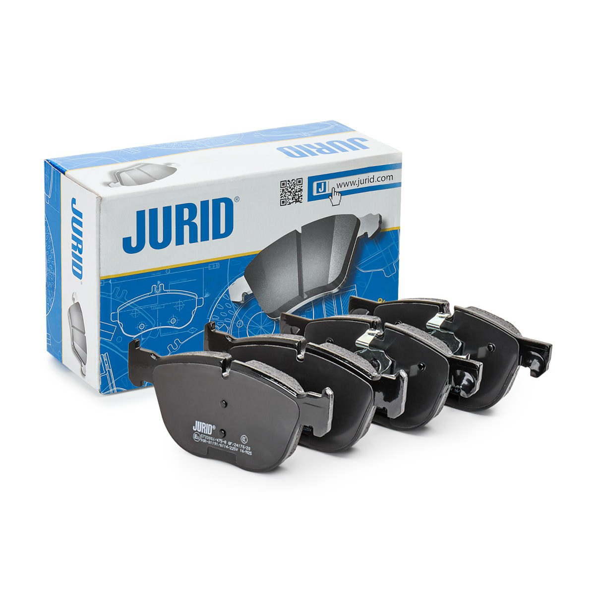 Передні тормозні колодки 573300J Jurid/Bendix