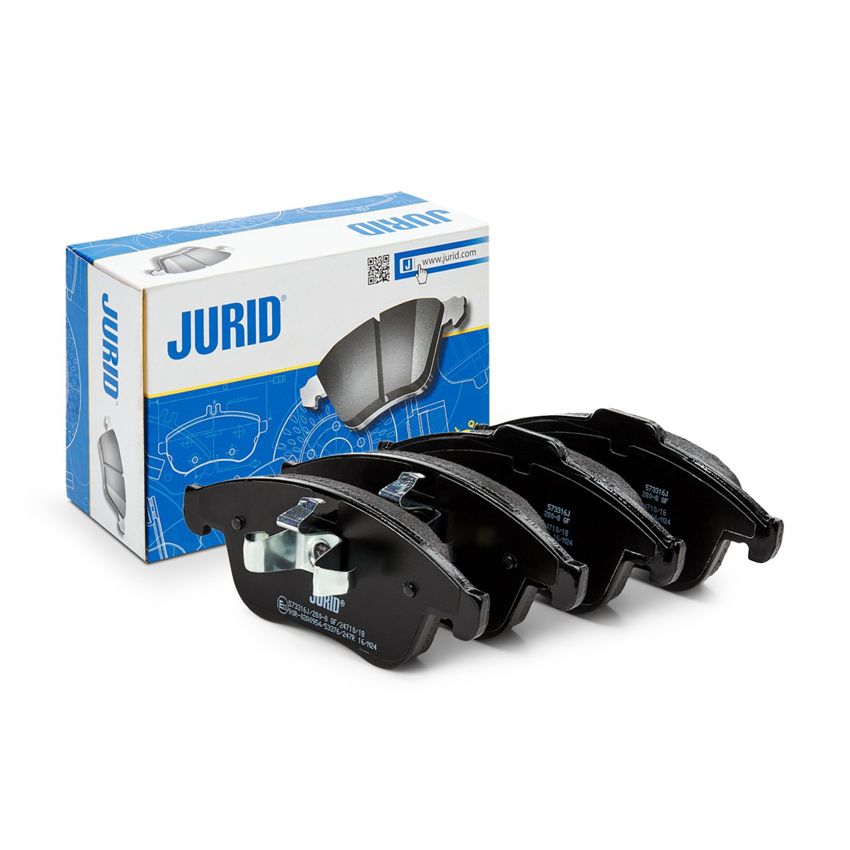 573316J Jurid/Bendix Передні гальмівні колодки