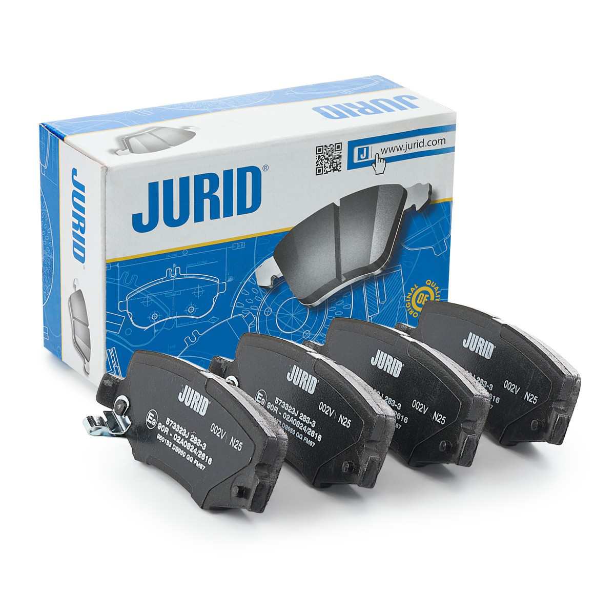 Задні гальмівні колодки Jurid/Bendix 573323J ціна, від 25.96 USD