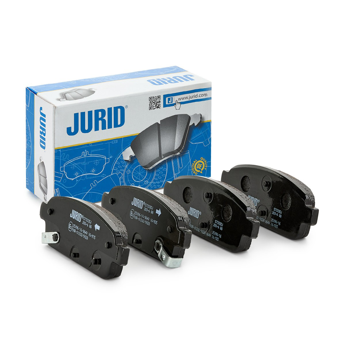 573335J Jurid/Bendix Колодки гальмівні задні, дискові