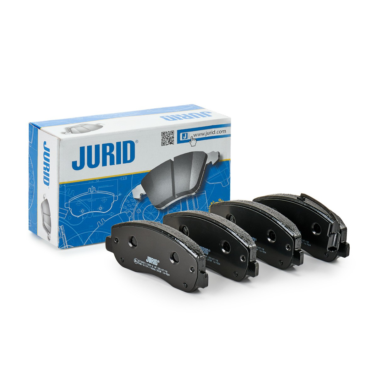 Купити 573357J Jurid/Bendix Колодки гальмівні передні, дискові
