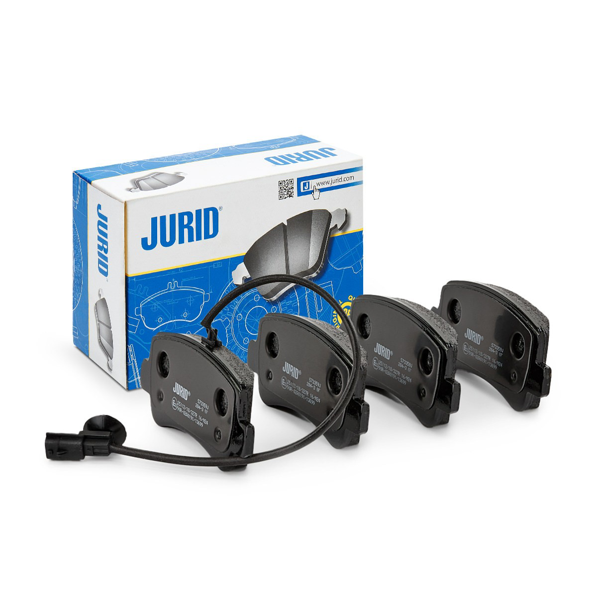 Задні дискові колодки Jurid/Bendix 573359J