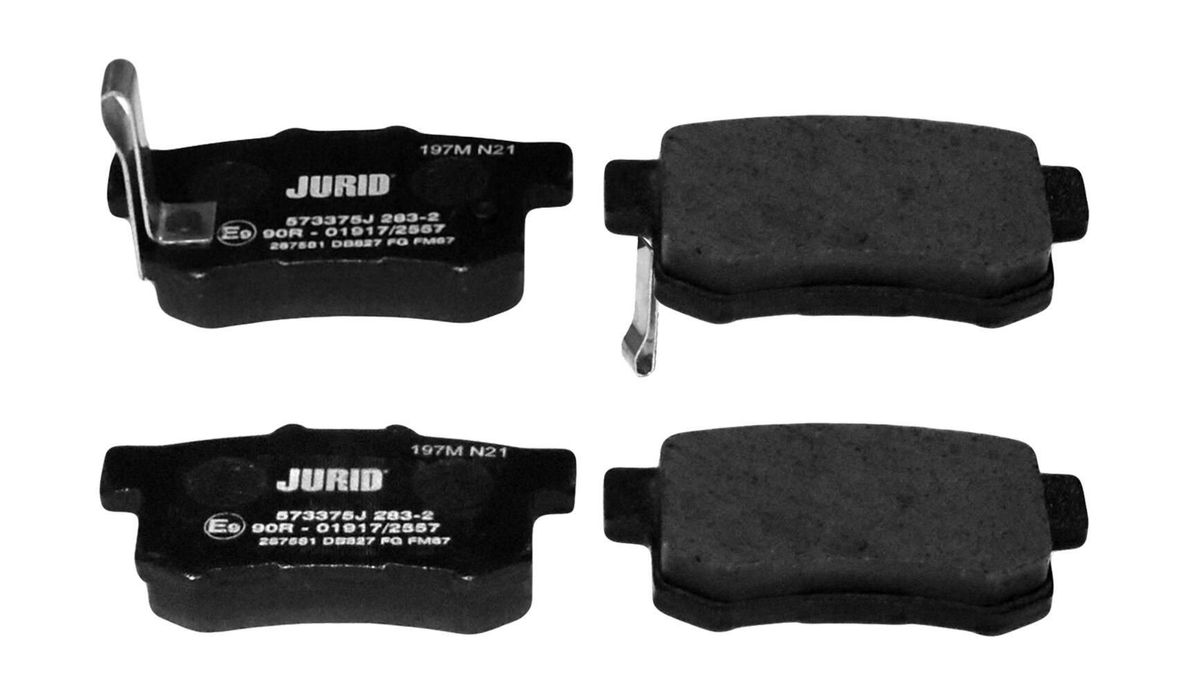 Задні гальмівні колодки Jurid/Bendix 573375J ціна, від 21.14 USD