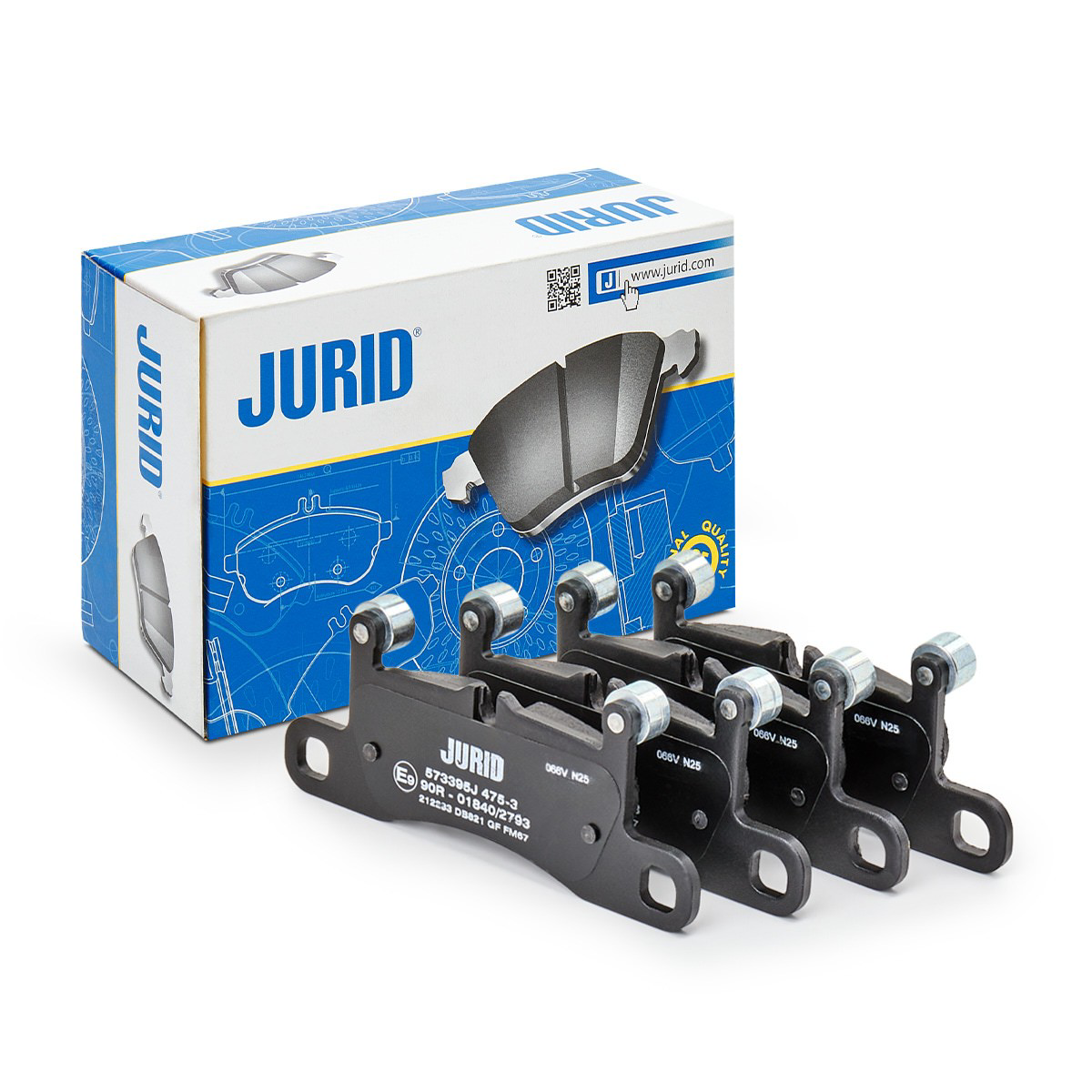 573395J Jurid/Bendix Колодки гальмівні задні, дискові