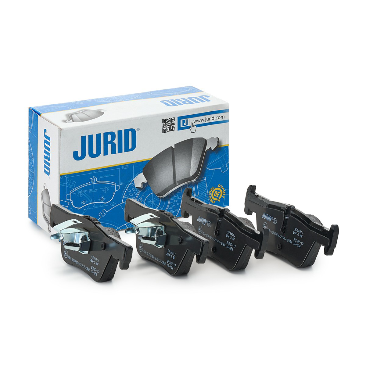 Задні гальмівні колодки Jurid/Bendix 573401J ціна, від 35.61 USD