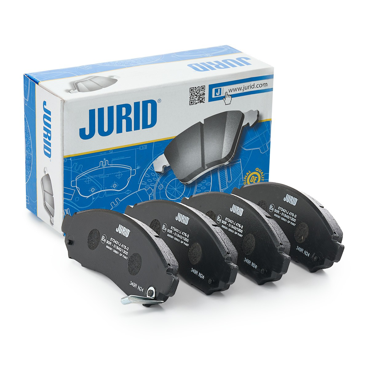 Гальмівні колодки Jurid/Bendix 573431J ціна, від 27.90 USD