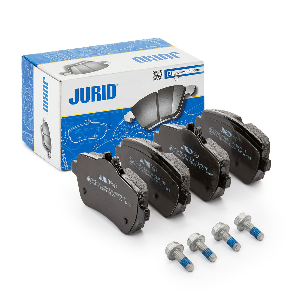 Задні гальмівні колодки Jurid/Bendix 573451J ціна, від 46.68 USD