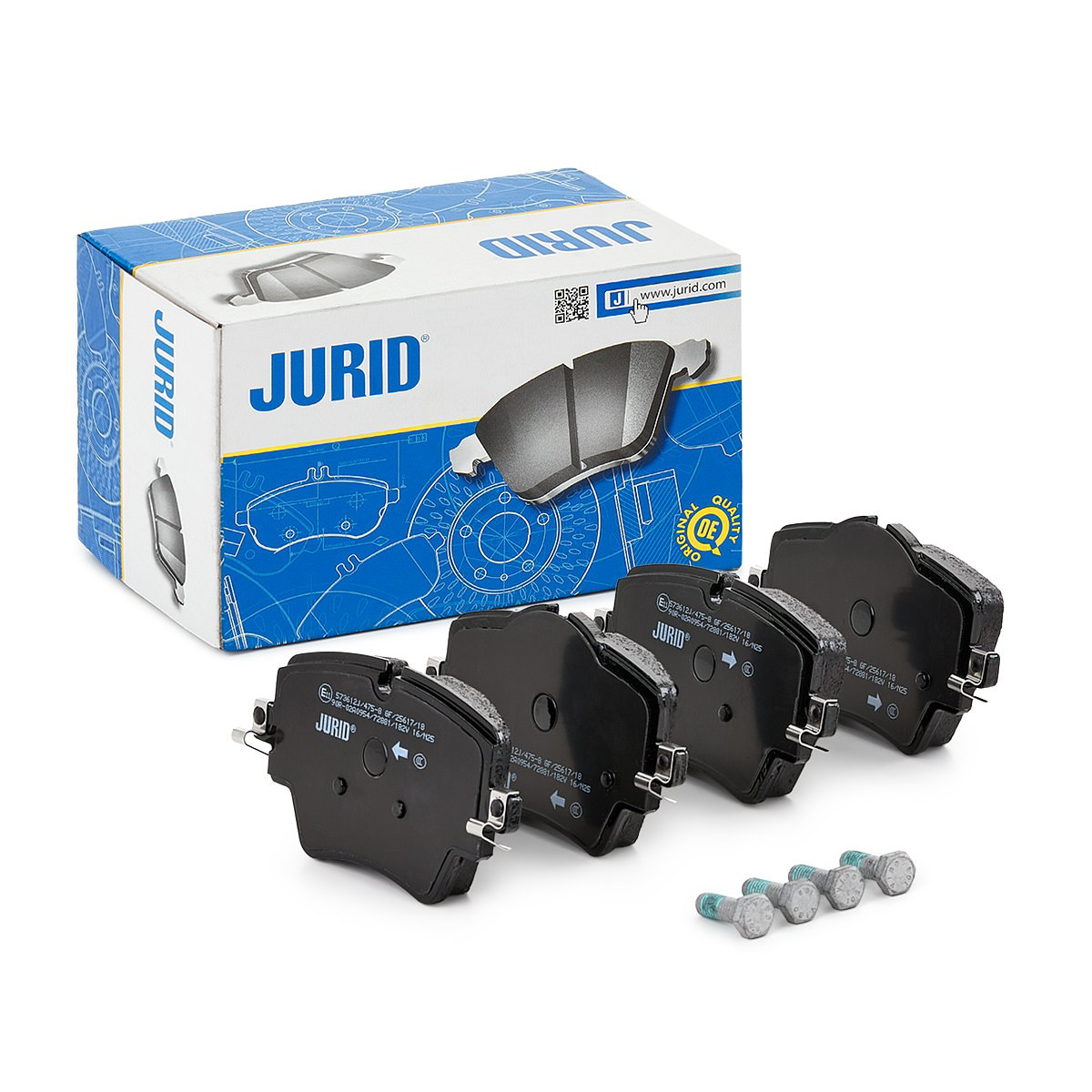 Купити 573612J Jurid/Bendix Колодки гальмівні передні, дискові