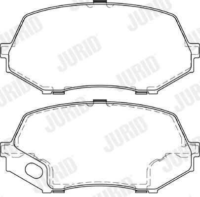 Гальмівні колодки Jurid/Bendix 573662J ціна, від 38.58 USD