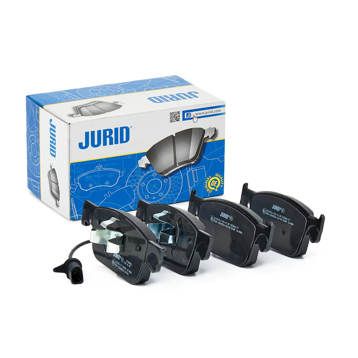 573675J Jurid/Bendix Передні гальмівні колодки