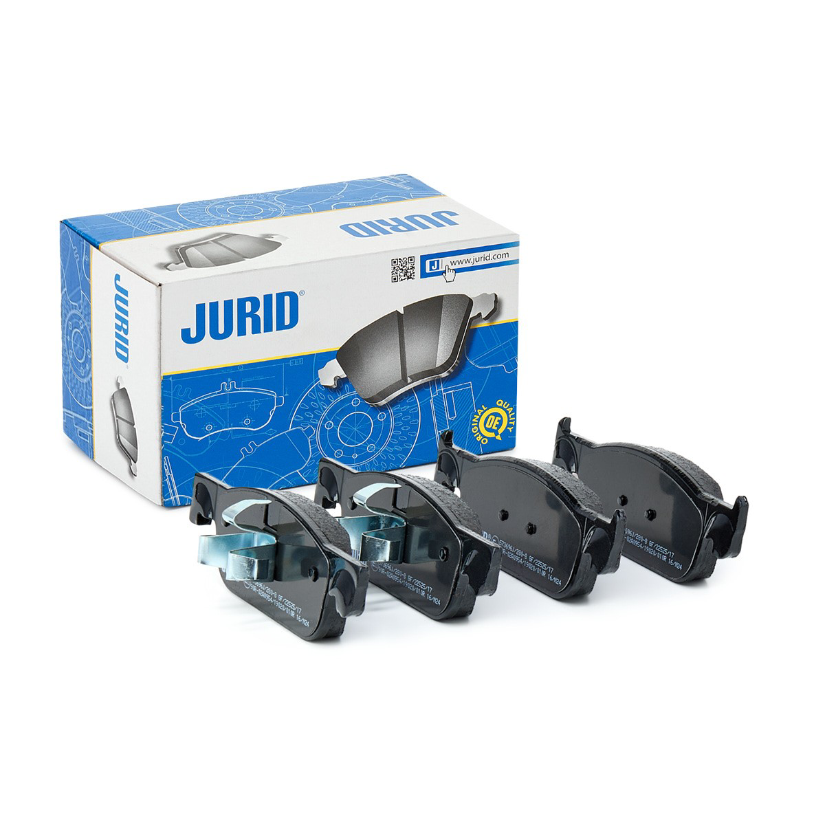 Купити 573696J Jurid/Bendix Колодки гальмівні передні, дискові