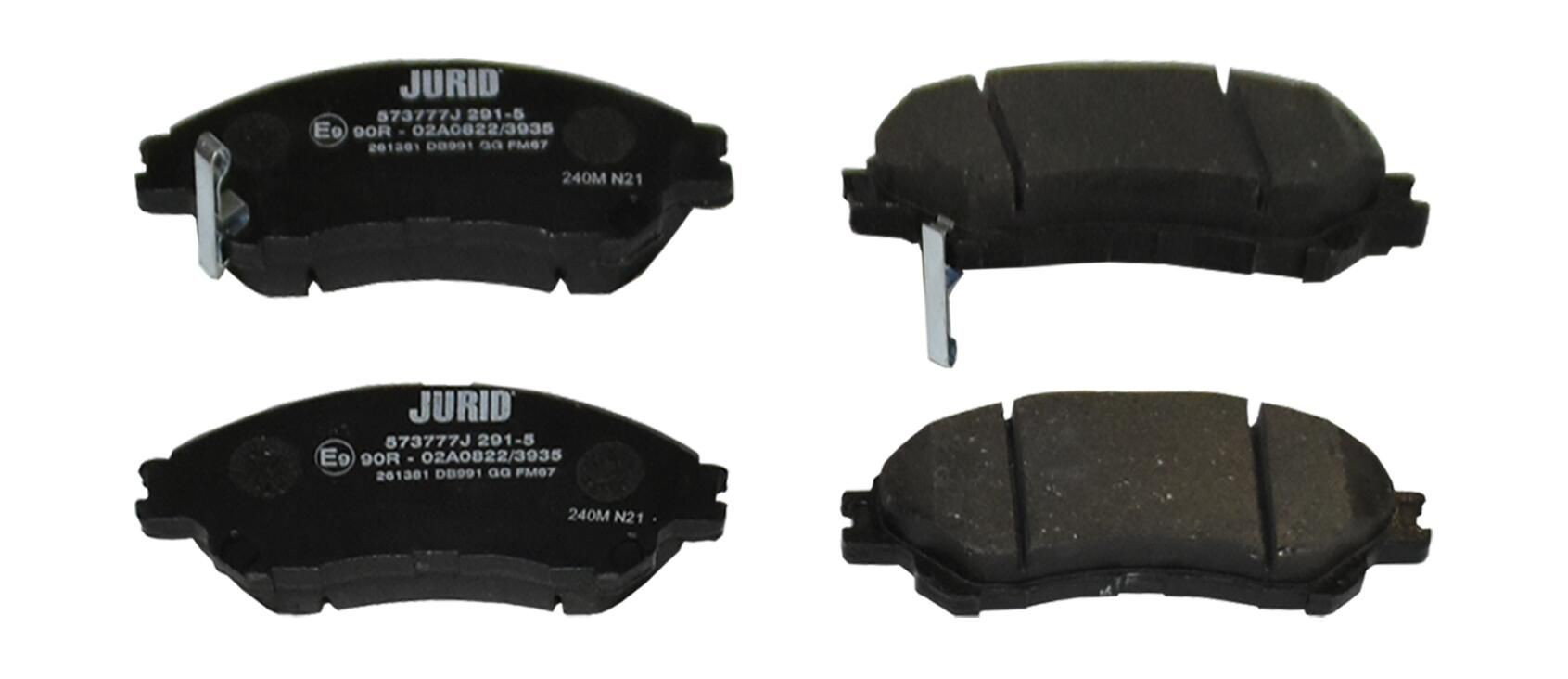 Гальмівні колодки Jurid/Bendix 573777J ціна, від 32.86 USD