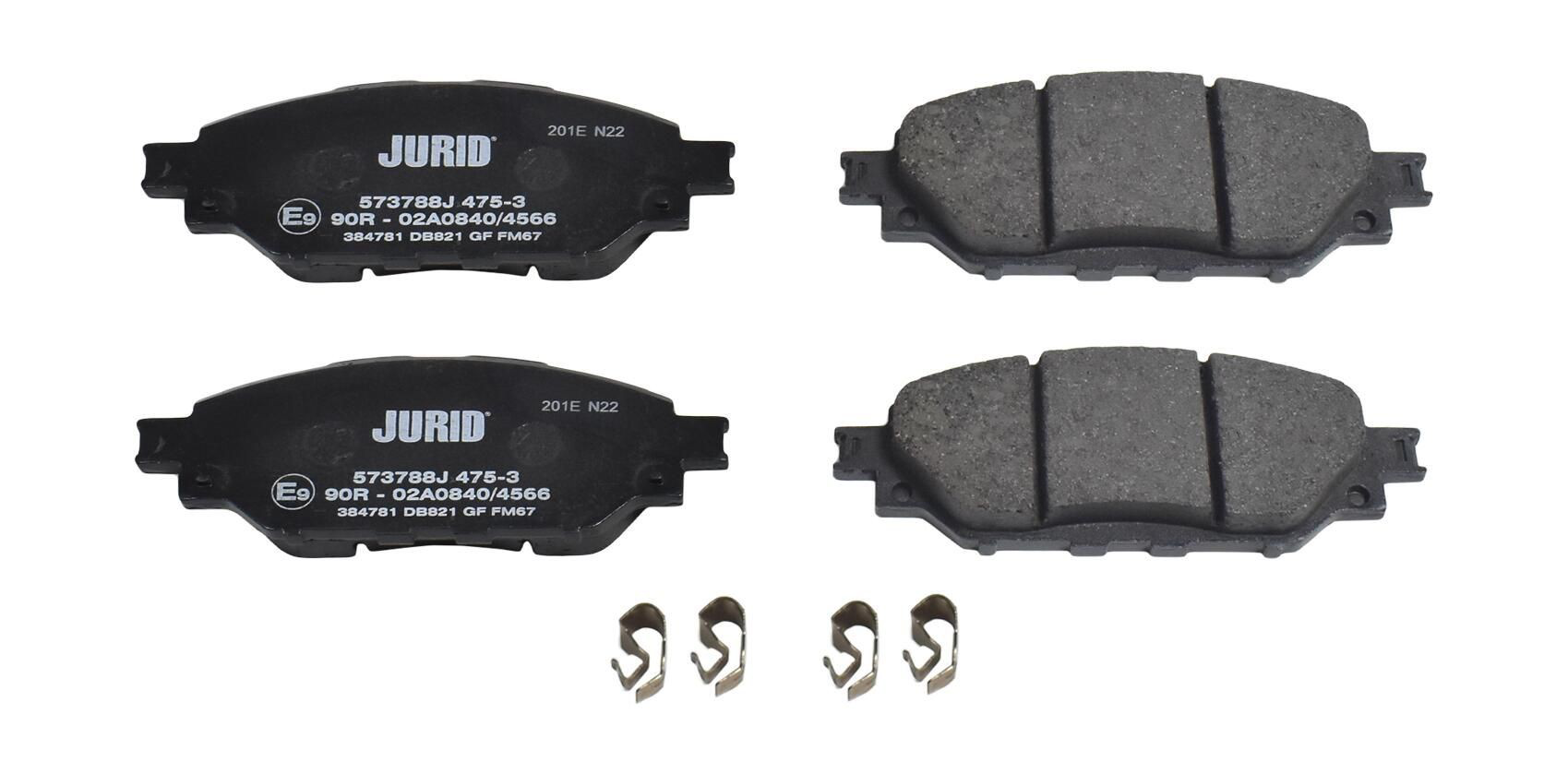 Гальмівні колодки Jurid/Bendix 573788J ціна, від 30.96 USD
