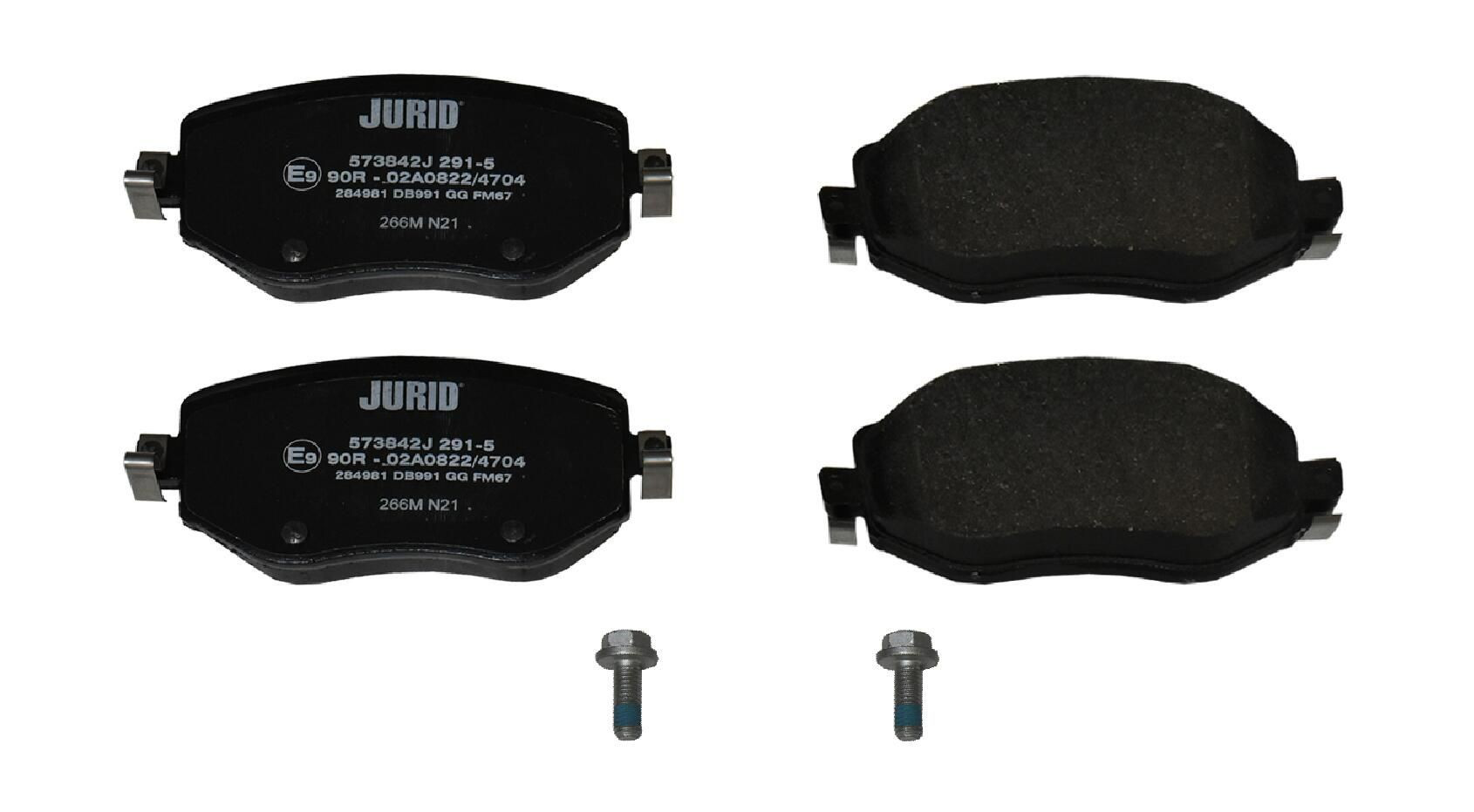 573842J Jurid/Bendix Передні гальмівні колодки