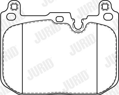 Гальмівні колодки Jurid/Bendix 573854J ціна, від 55.59 USD