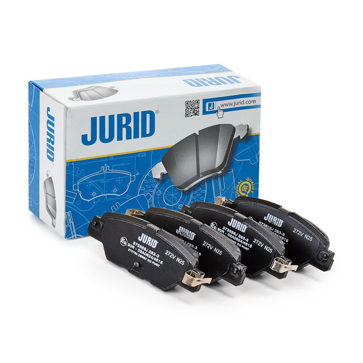 Задні гальмівні колодки Jurid/Bendix 573858J ціна, від 30.58 USD