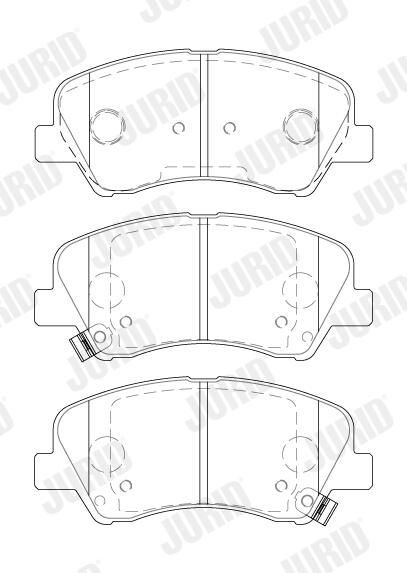 Гальмівні колодки Jurid/Bendix 573866J ціна, від 24.69 USD