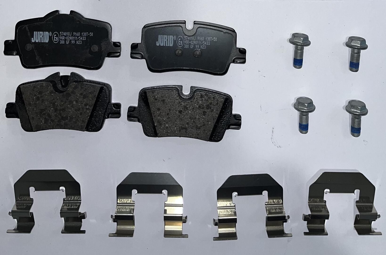 Задні гальмівні колодки Jurid/Bendix 574018J ціна, від 46.74 USD