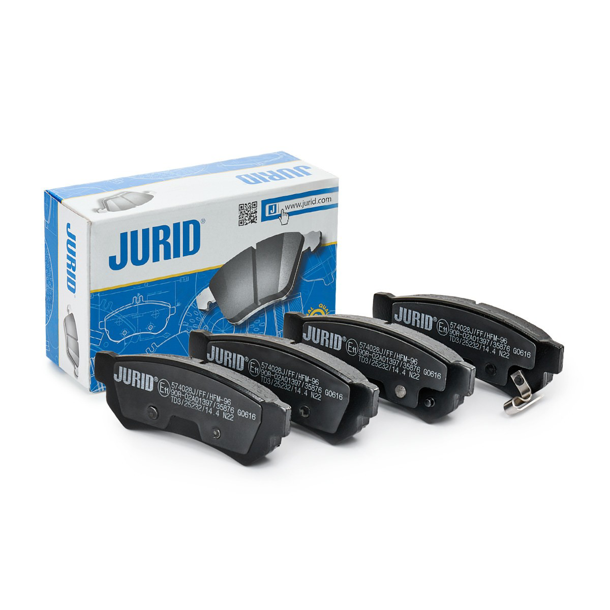 Задні гальмівні колодки Jurid/Bendix 574028J ціна, від 17.32 USD
