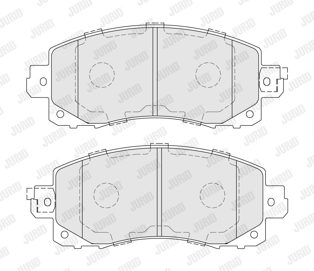 Купити 574044J Jurid/Bendix Колодки гальмівні передні, дискові
