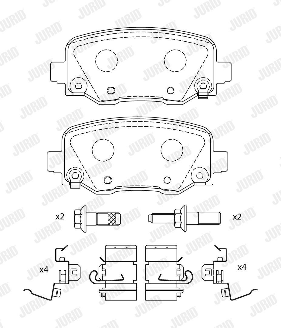  Jurid/Bendix 574045J ціна, від 46.29 USD
