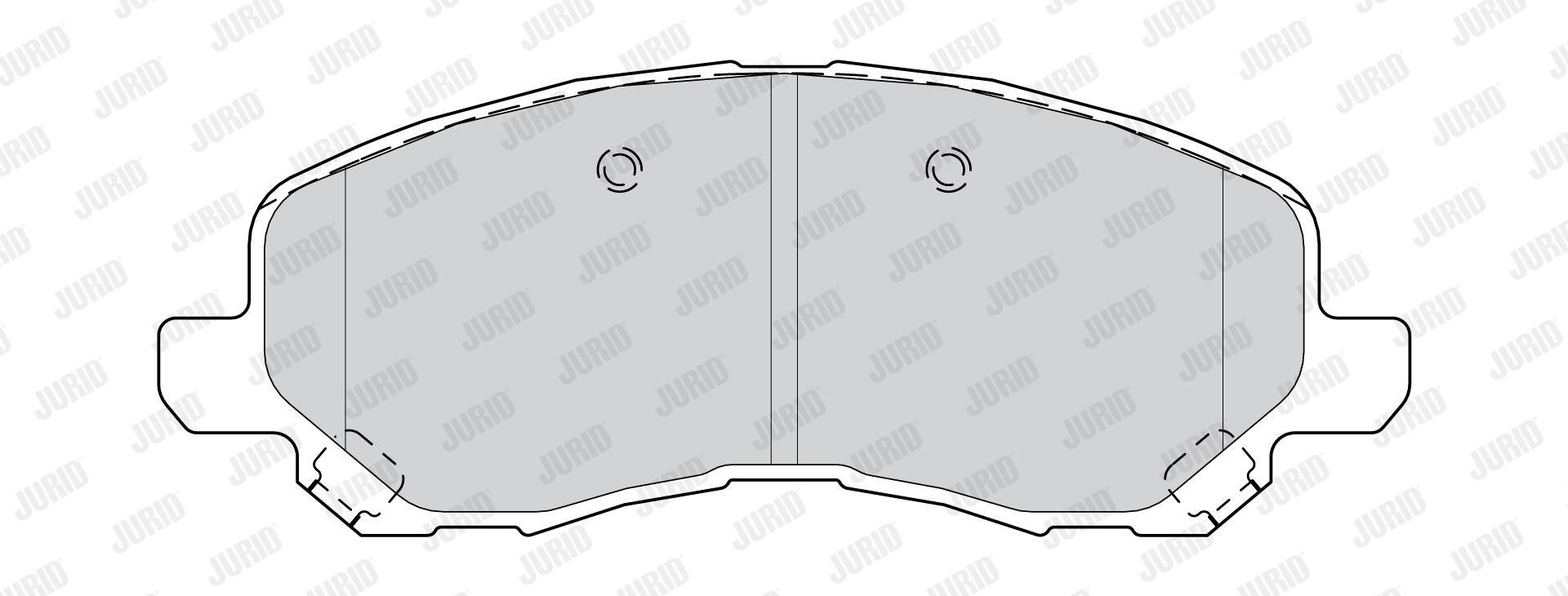 Купити 574082J Jurid/Bendix Колодки гальмівні передні, дискові