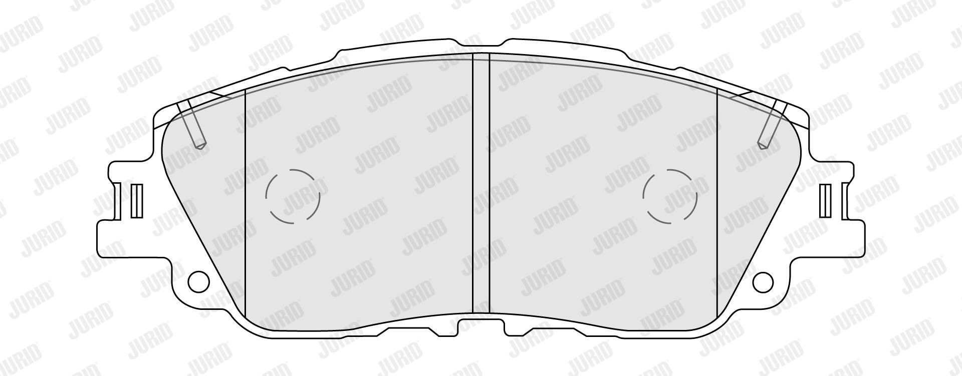 Гальмівні колодки Jurid/Bendix 574083J ціна, від 29.40 USD