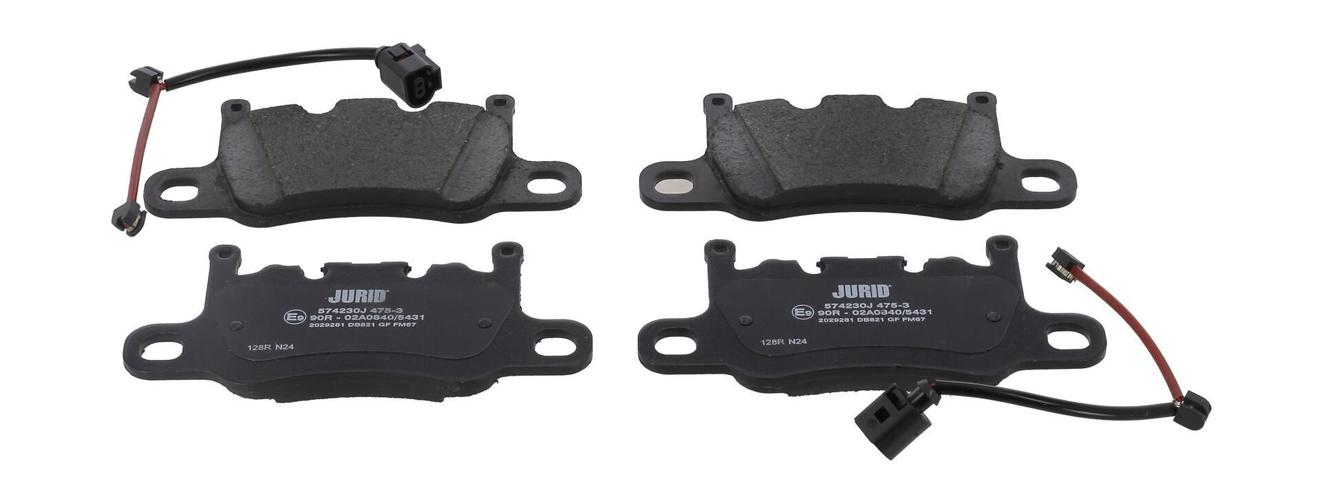 Задні гальмівні колодки Jurid/Bendix 574230J ціна, від 47.35 USD