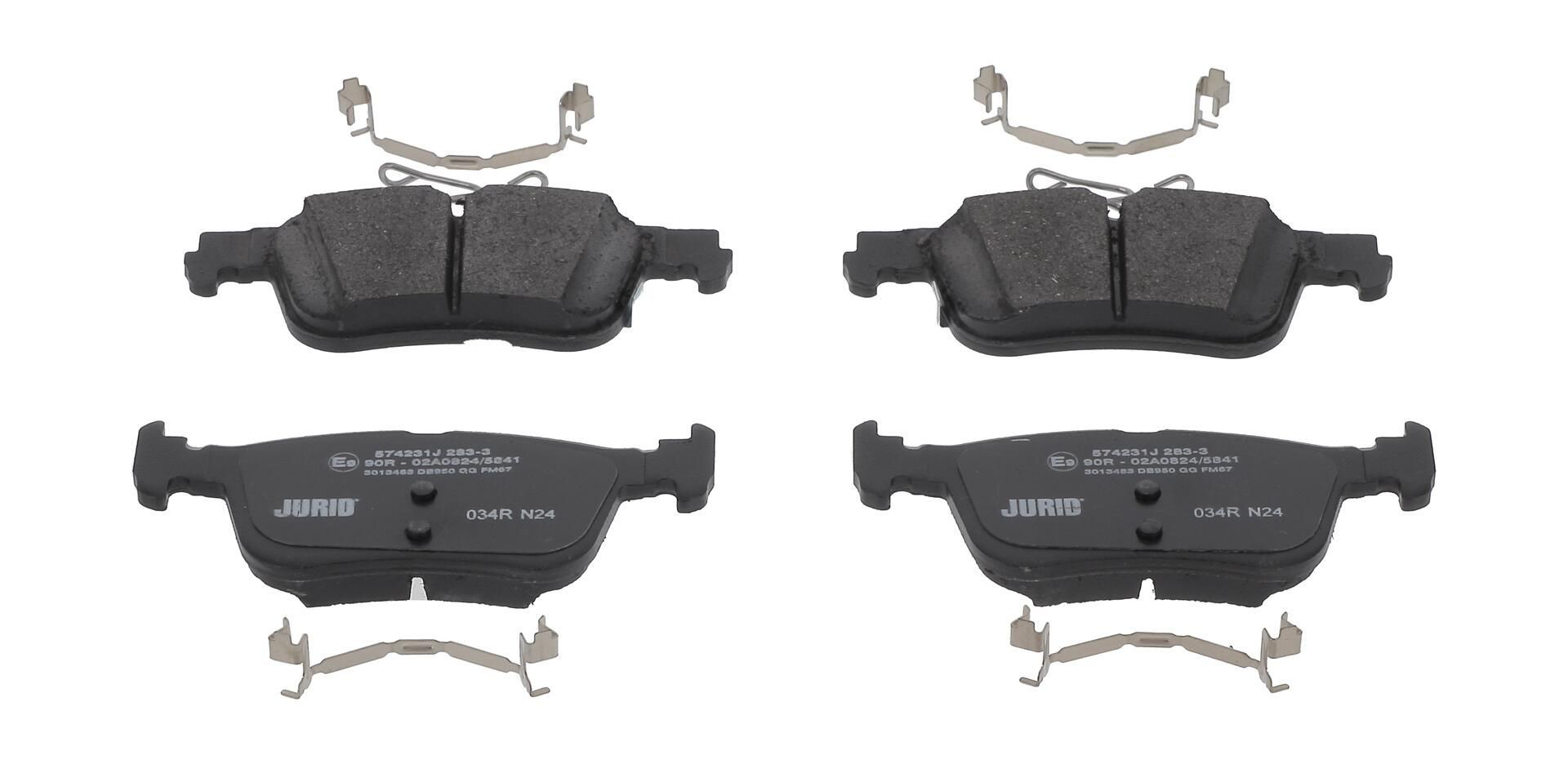 Задні гальмівні колодки Jurid/Bendix 574231J ціна, від 35.00 USD