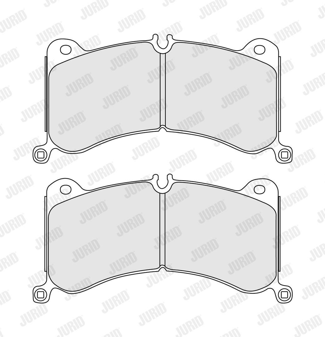 Гальмівні колодки Jurid/Bendix 574236J ціна, від 78.66 USD