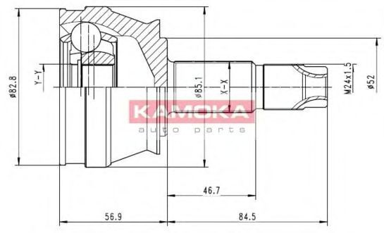 Купити 303111 GKN-Spidan Шарнір приводу зовнішній