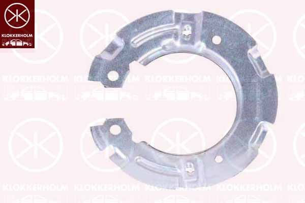 0085870 Klokkerholm Захист гальмівного диска, заднього