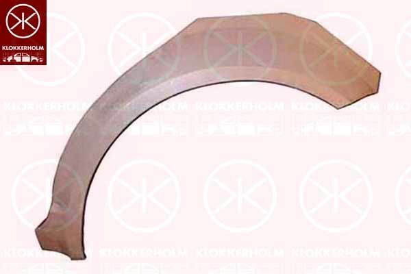 7525581 Klokkerholm Ремонтна частина арки крила заднього, лівого