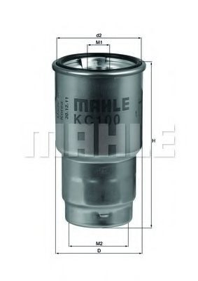 Фільтр тонкого очищення палива Mahle Original KC100D ціна, від 9.80 USD
