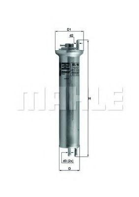 Фільтр паливний Mahle Original KL96