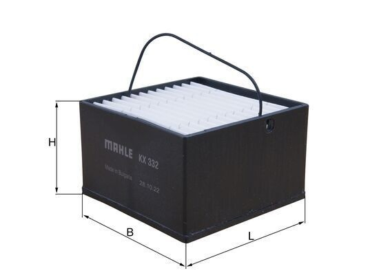Фільтр тонкого очищення палива Mahle Original KX332 ціна, від 3.46 USD