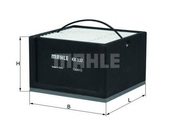 Купити KX332 Mahle Original Фільтр-відстійник палива грубої очистки