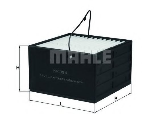 KX394 Mahle Original Фільтр палива