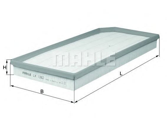 Купити LX1262 Mahle Original Автомобільний фільтр повітря