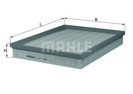 Елемент повітряного фільтра Mahle Original LX1503 ціна, від 6.26 USD