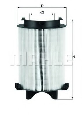 Купити LX1566 Mahle Original Автомобільний фільтр повітря