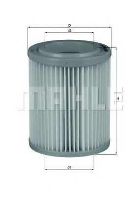 Елемент повітряного фільтра Mahle Original LX1768 ціна, від 6.69 USD