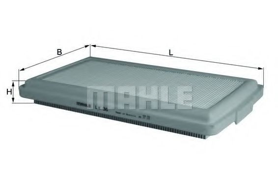 Елемент повітряного фільтра Mahle Original LX36 ціна, від 7.42 USD