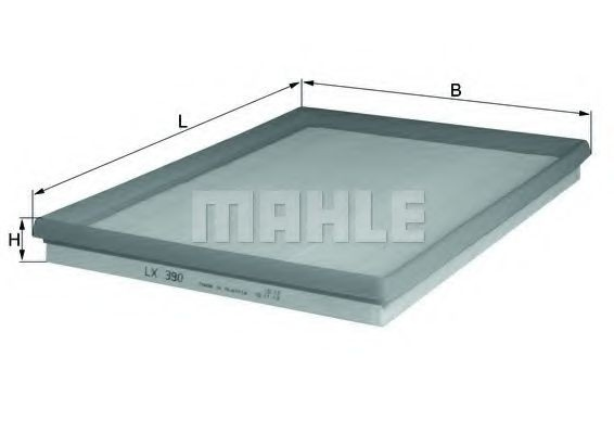 LX390 Mahle Original Повітряний фільтр двигуна