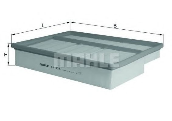 Купити LX4391 Mahle Original Автомобільний фільтр повітря