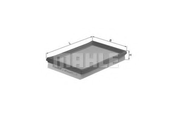 LX687 Mahle Original Повітряний фільтр двигуна