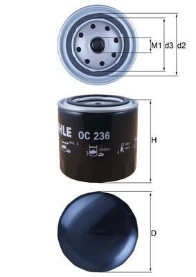 Елемент повітряного фільтра Mahle Original LXS371 ціна, від 31.67 USD