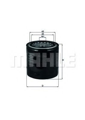 Масляний фільтр двигуна Mahle Original OC294 ціна, від 11.73 USD