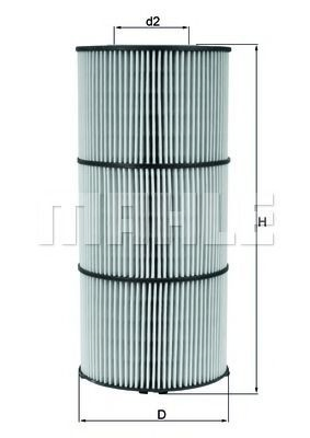 Купити OX832D Mahle Original Фільтр очищення масла відцентровий